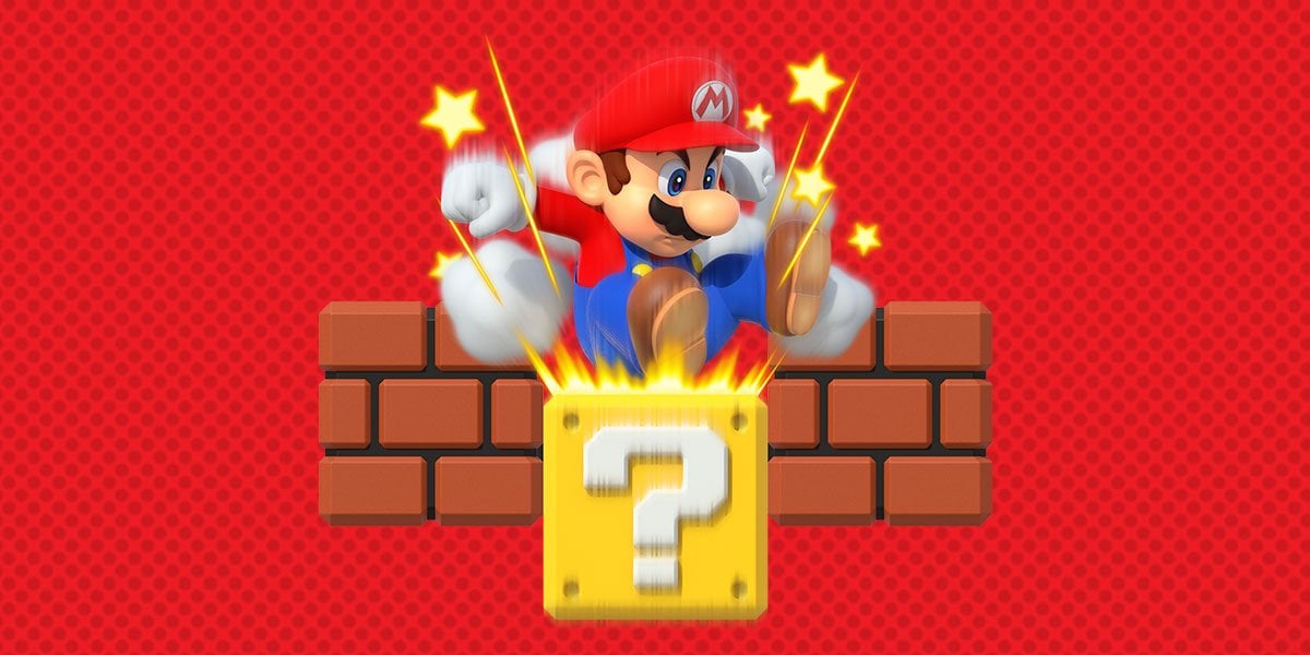 Super Mario Bros Sticker Mario Endgame Pole 