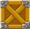 Sprite of a Crate from New Super Mario Bros. 2.