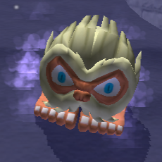 A Sled Creature in Wario World