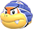 Head of a blue Boom Boom in the Wii U version of Mario & Sonic at the Rio 2016 Olympic Games.