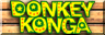 The European and Japanese GameCube menu banner for Donkey Konga.