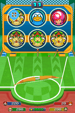 4-player mode for Hot Shots in Mario Party DS