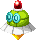 Sprite of a Fawfulcopter from Mario & Luigi: Bowser's Inside Story + Bowser Jr.'s Journey
