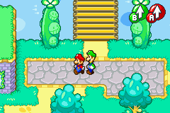 Beanbean Outskirts screenshot, from Mario & Luigi: Superstar Saga