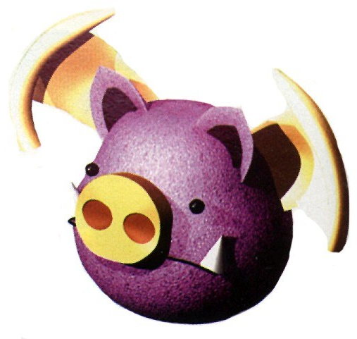 Official artwork of Enigma from Super Mario RPG: Legend of the Seven Stars.