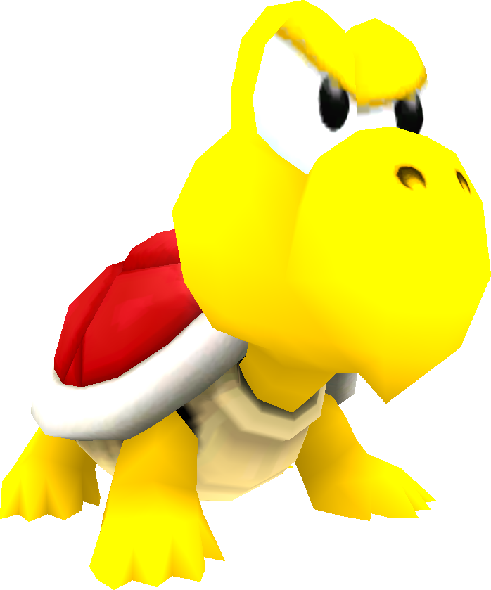 File:SMG Asset Model Koopa Troopa (Red).png - Super Mario Wiki, the ...