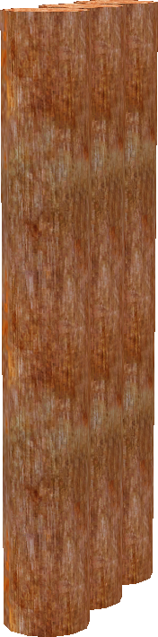 Model of logs from The Subspace Emissary in Super Smash Bros. Brawl. The internal name for it is "xmaruta"