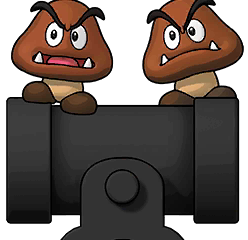 File:Goombas and Bullet Bills Cut-in PD-SMBE.png