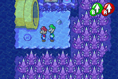 Bean spot in the Seabed, in Mario & Luigi: Superstar Saga.