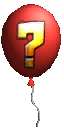 A sprite of a red balloon from Donkey Kong Barrel Blast