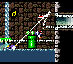 Spray Fish in Salvo The Slime's Castle from Super Mario World 2: Yoshi's Island
