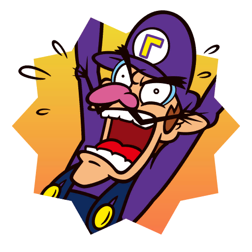 File:Sticker Waluigi (sad) - Mario Party Superstars.png