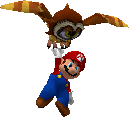 File:SM64DS Hoot Carrying Mario.png