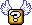 Sprite of a Flying ? Block from Super Mario World
