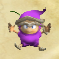 A purple Spriteling