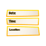 Date, time, and location