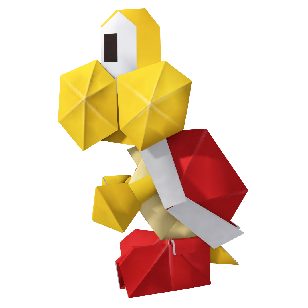 File:PMTOK Red Koopa Troopa Unused Render.png - Super Mario Wiki, the ...