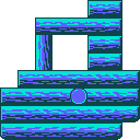 Ground (block) in Super Mario Maker 2 - Super Mario Bros. 3 game style, Airship night theme.