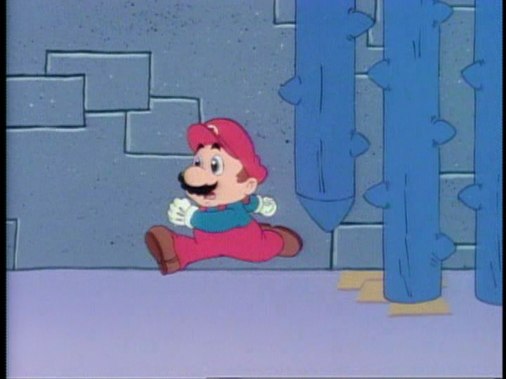 File:SMWTV Mario Dodging Skewers.png