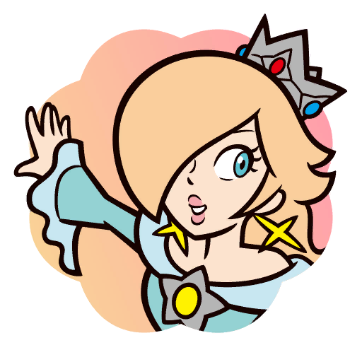 File:Sticker Rosalina (happy) - Mario Party Superstars.png