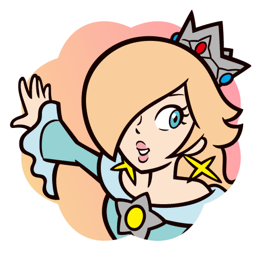 File:Sticker Rosalina (happy) - Mario Party Superstars.png - Super ...