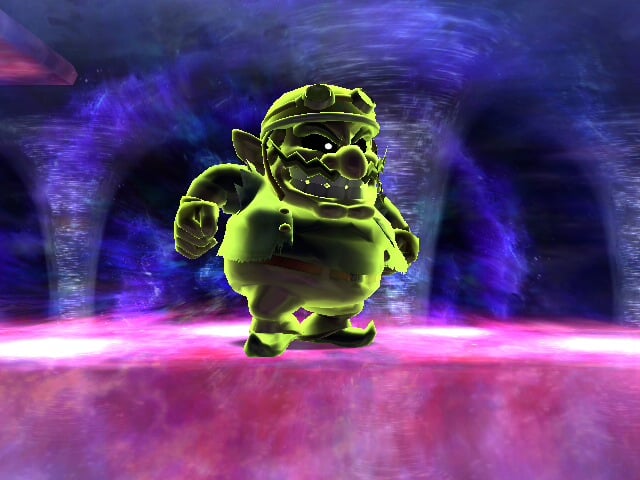 The Great Maze Wario look-alike in Super Smash Bros. Brawl