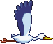 Stork from Yoshi Touch & Go
