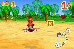 Screenshot of a letter in Diddy Kong Pilot's 2003 build