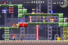 Level 6-1+ in Mario vs. Donkey Kong