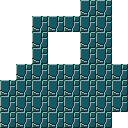 Ground (block) in Super Mario Maker - Super Mario Bros. game style, Underground theme.