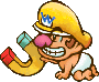 Baby Wario with his cap