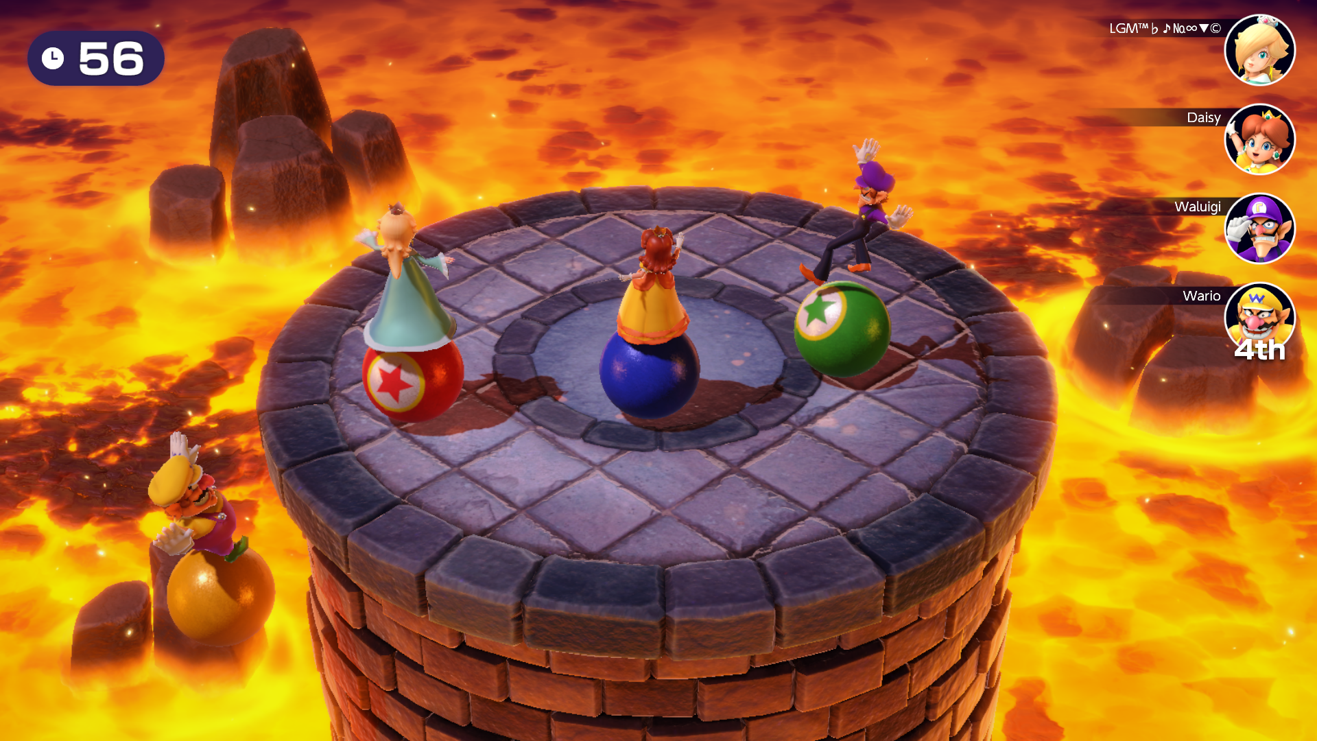 Bumper Balls Bump your rivals off the edge.