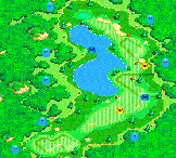 Hole 18 of the Star Marion Course from Mario Golf: Advance Tour