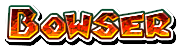 Bowser's name from Mario Kart Arcade GP 2