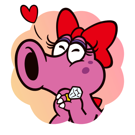 File:Sticker Birdo (happy) - Mario Party Superstars.png - Super Mario ...