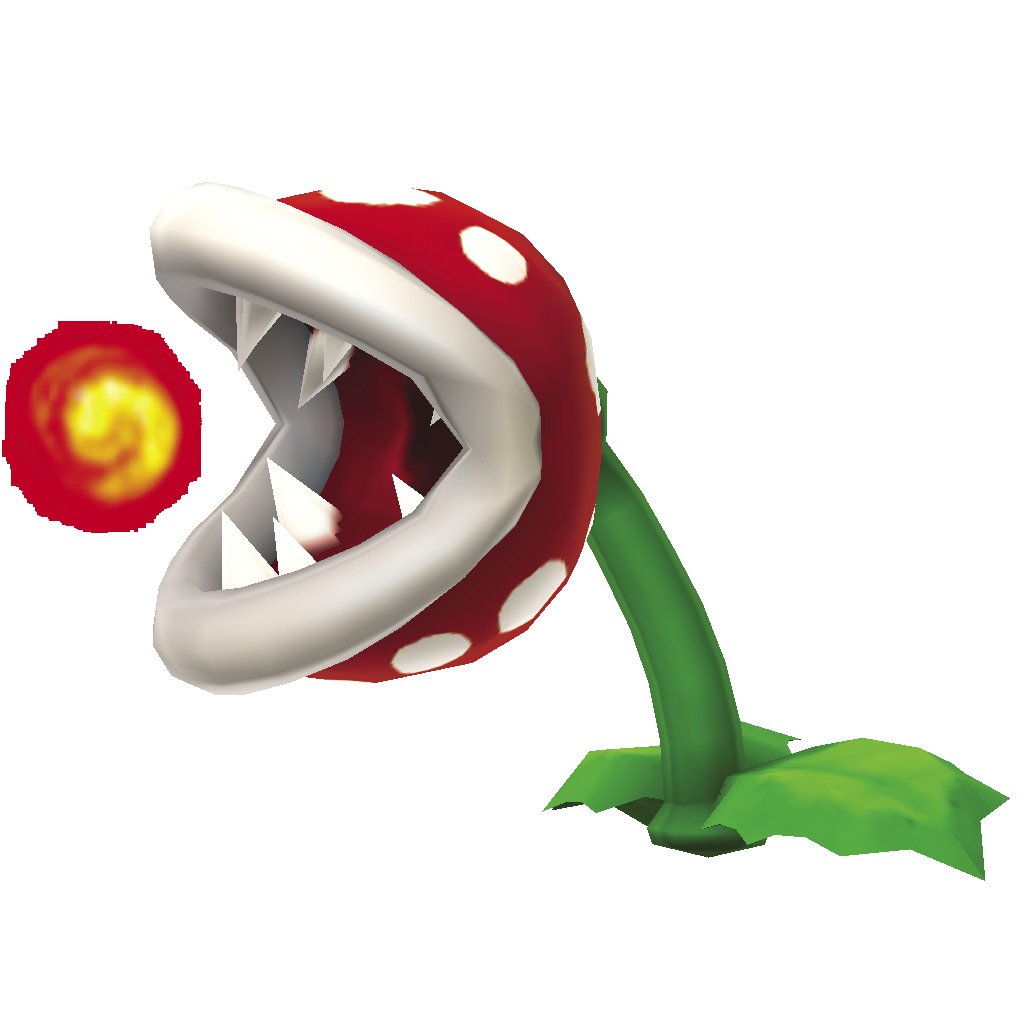 File:Big Fire Piranha Plant NSMB2 Prima.jpg - Super Mario Wiki, the ...