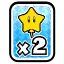Double Star Card from Mario Party: Star Rush