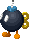 Sprite of a Bob-omb from Mario & Luigi: Bowser's Inside Story + Bowser Jr.'s Journey