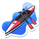 Sticker of a canoe from Mario & Sonic at the London 2012 Olympic Games