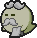 A sprite of Bootler from Paper Mario
