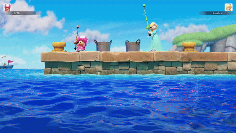 Rosalina losing Fast Fishing