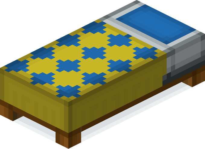 File:Minecraft Mario Mash-Up Bed Blue Render.png