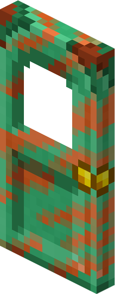 File:Minecraft Mario Mash-Up Weathered Copper Door Render.png