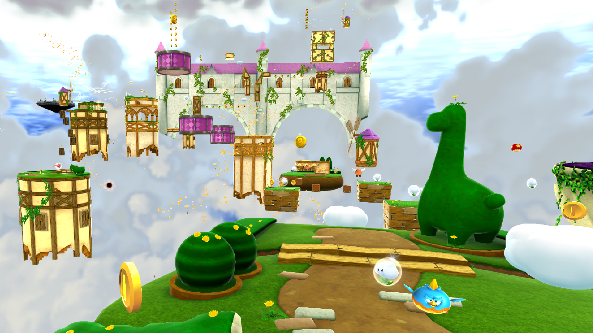 FileSMG2 Screenshot Cloudy Court Galaxy (Head in the Clouds).png Super Mario Wiki, the Mario