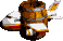 Sprite of the Jumbo Barrel from Donkey Kong Country for Game Boy Advance