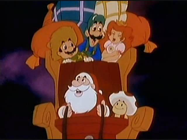 Super Mario Brothers Super Show - Luigi Climbing the Beanstalk, Super Mario  Bros