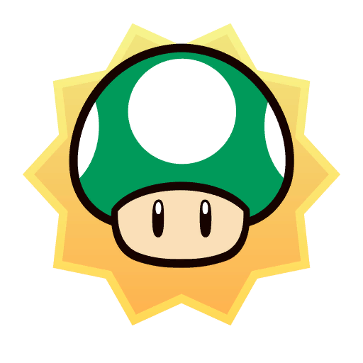 File:Sticker 1-Up Mushroom - Mario Party Superstars.png