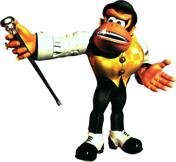 Artwork of Swanky Kong.