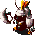 Sprite of Armored Ant, from Super Mario RPG: Legend of the Seven Stars.