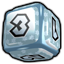 Silver Dice Block